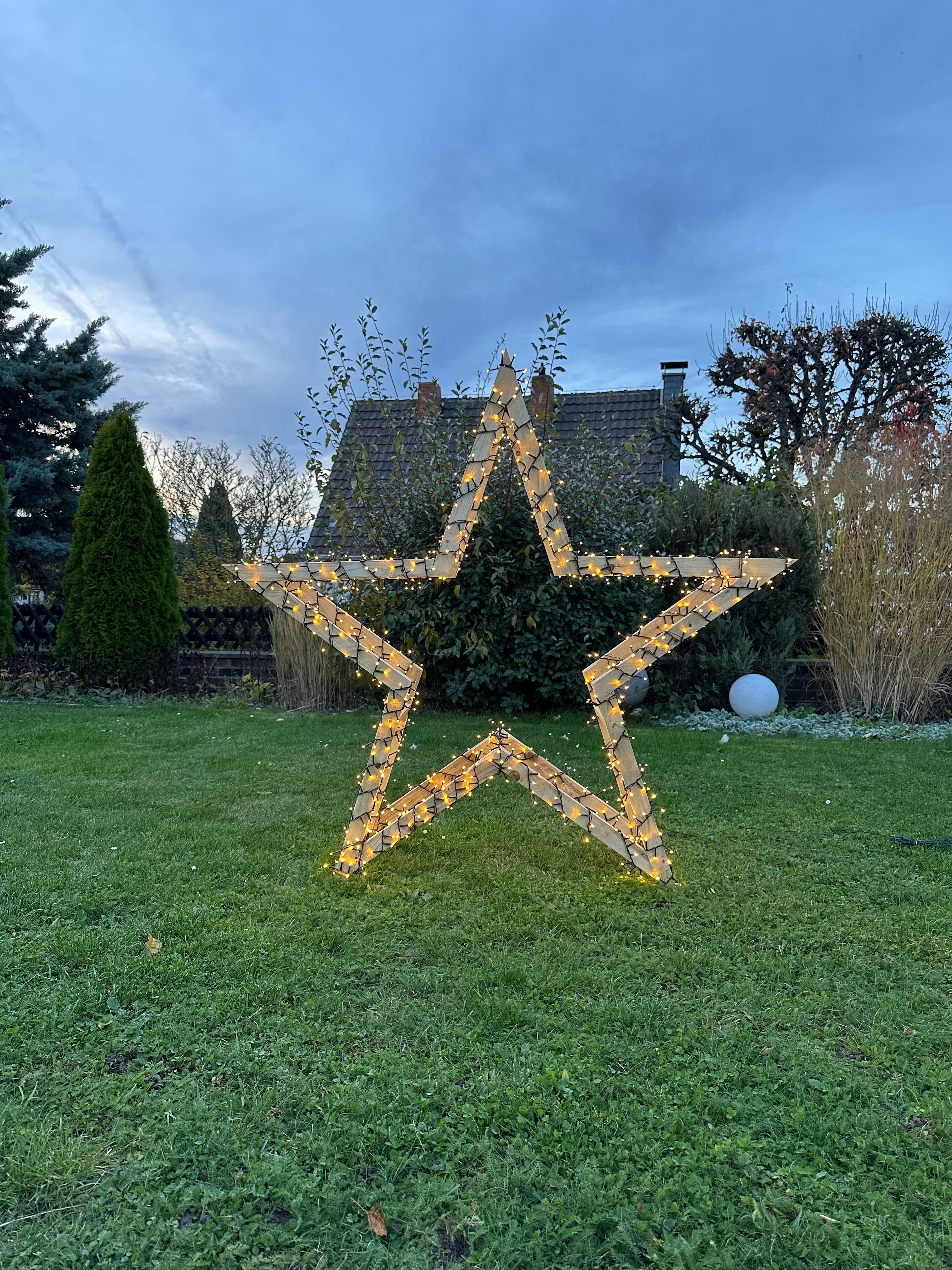 XXL - Weihnachtsstern stehend - 1,50 m