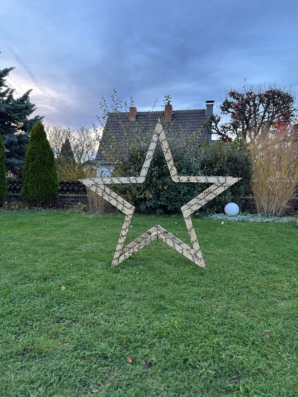 XXL - Weihnachtsstern stehend - 1,50 m