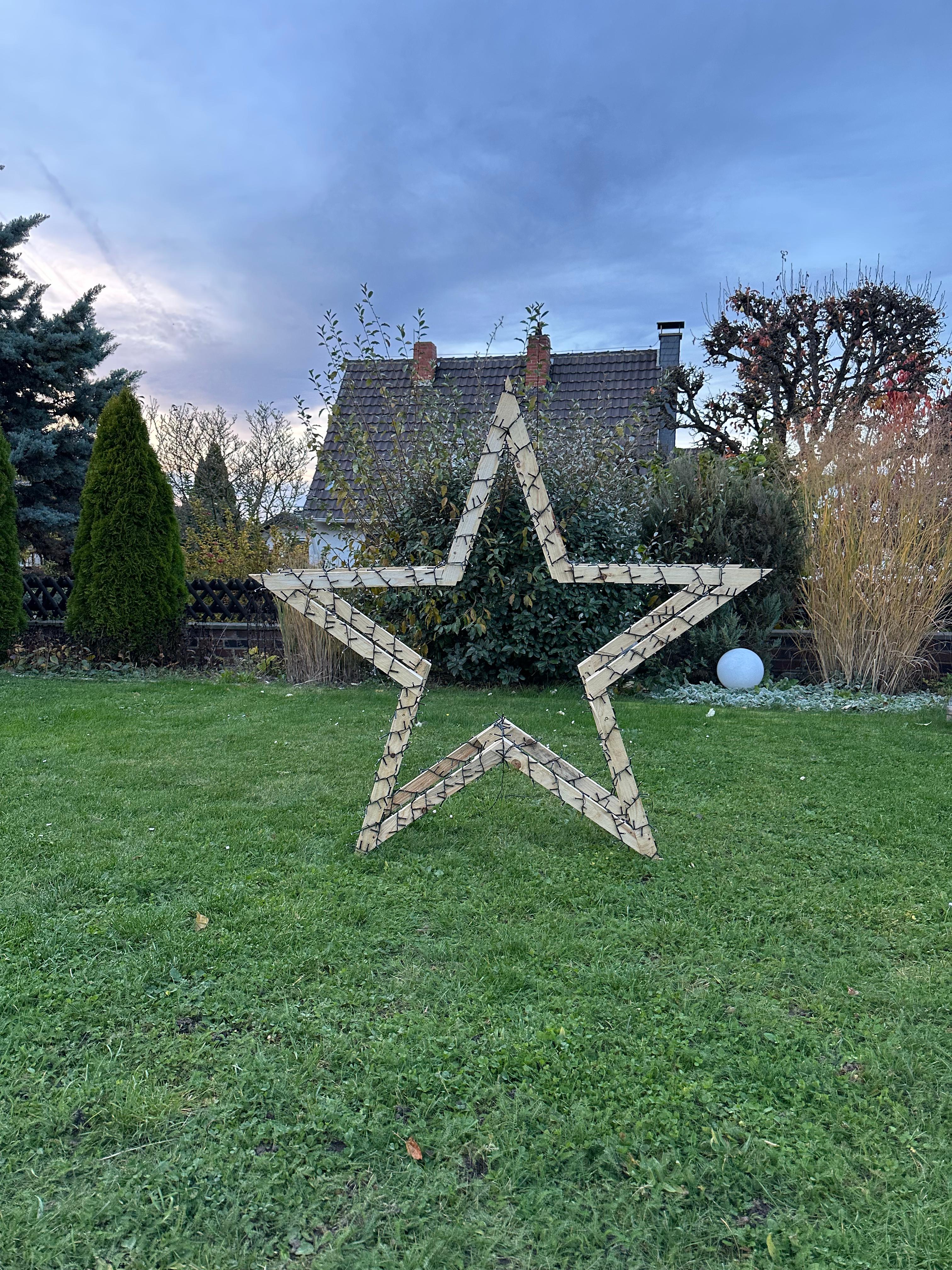 XXL - Weihnachtsstern stehend - 1,50 m