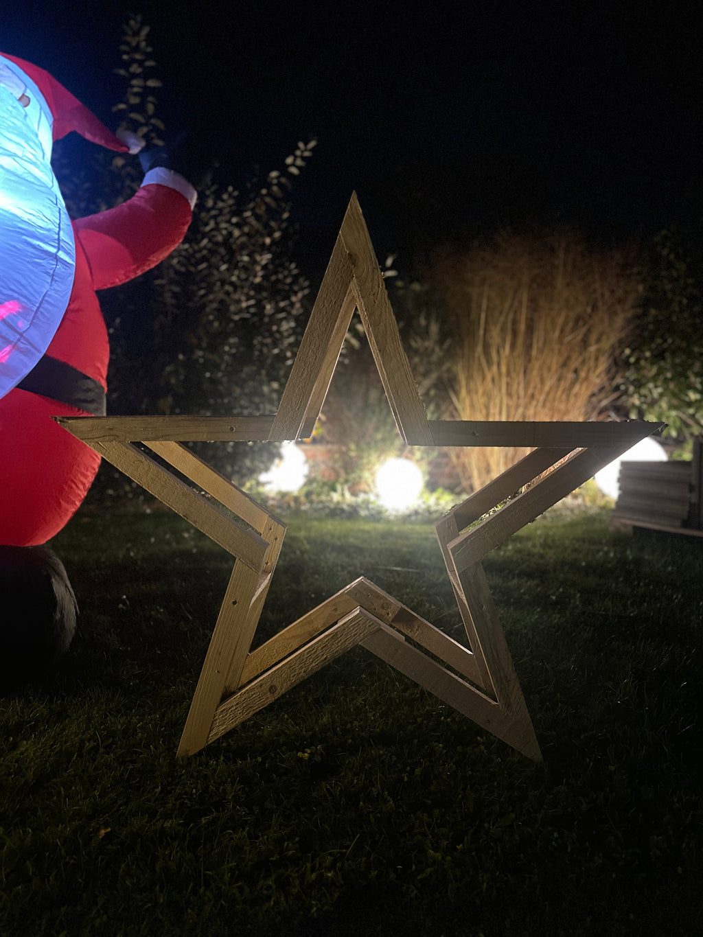 XL - Weihnachtsstern stehend - 1,00 m (ohne Lichterkette)