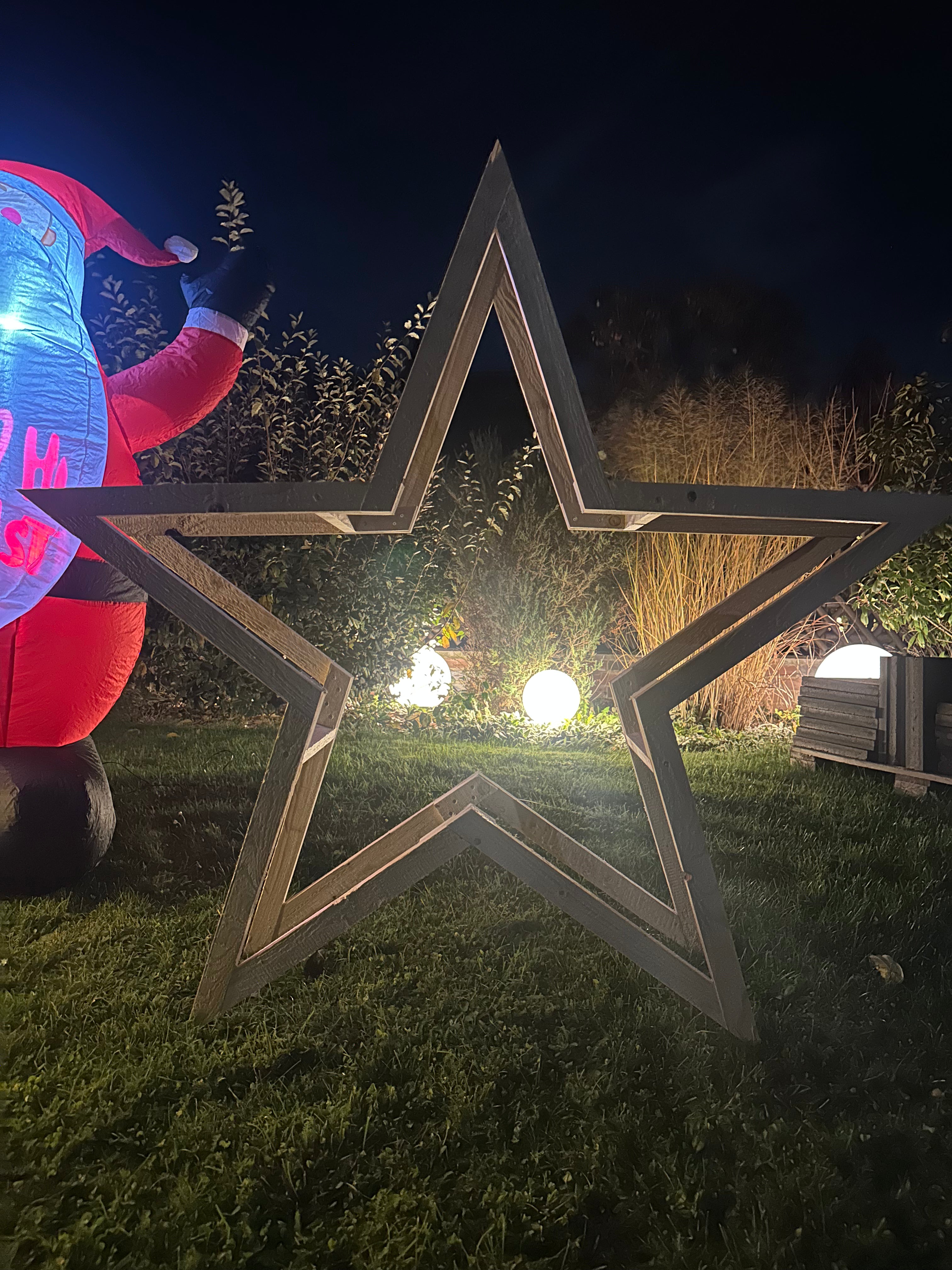XXL - Weihnachtsstern stehend - 1,50 m (ohne Lichterkette)