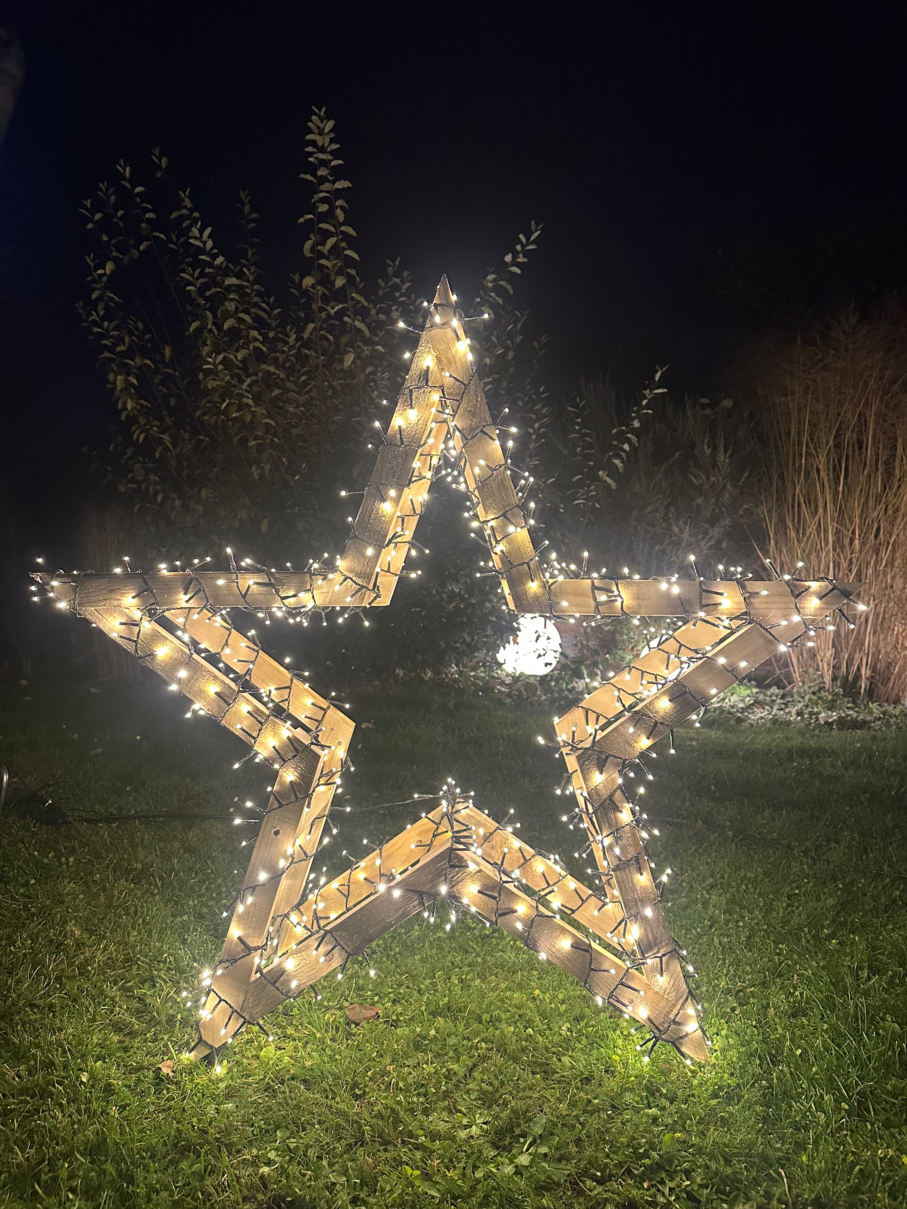 XL - Weihnachtsstern stehend - 1,00 m