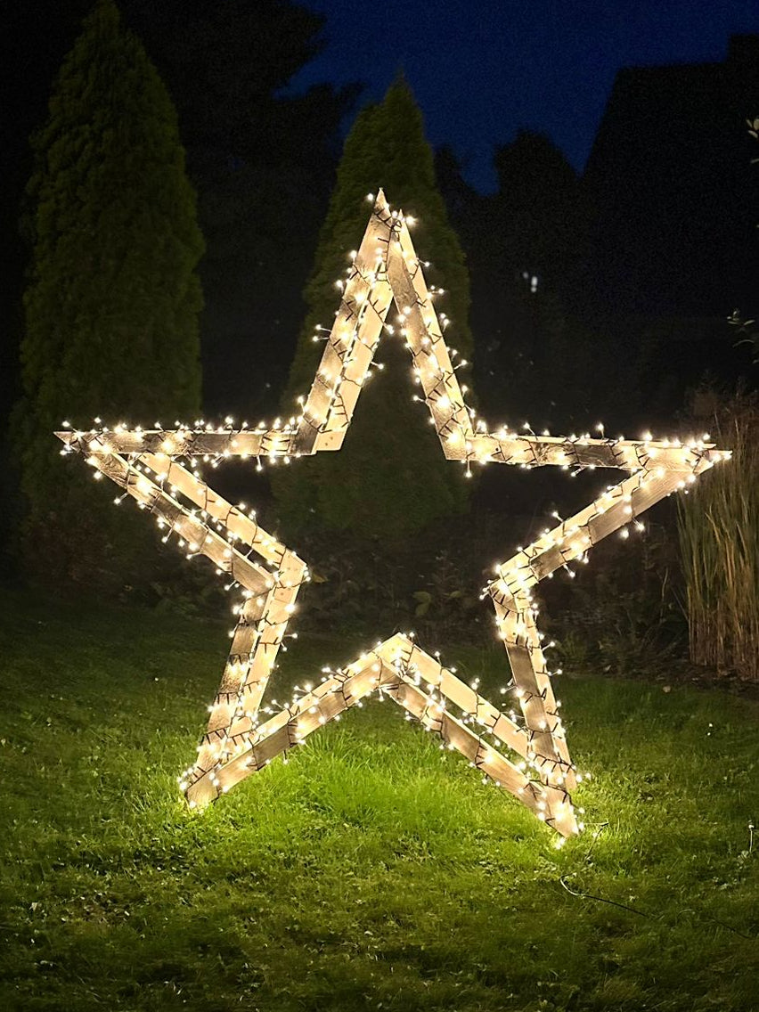 XXL - Weihnachtsstern stehend - 1,50 m